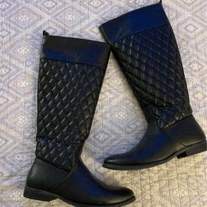 Bass Quilted Leather Boots